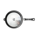AMT Gastroguss The World´S [.] Frying pan Induction, Diameter 28 cm, Height 5 cm, cast Aluminium (Aluminium), Lotan® Non-Stick Coating for Fat-Free-Frying, AMZN-I-528-US
