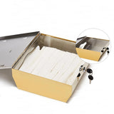 Comercial Paper Towel Dispenser Wall Mount, Stainless Steel Hand Towel Dispenser with Lock, Trifold/C Fold Paper Towel Holder for Bathroom Kitchen Office Public Places, Large Capacity Tissue Holder