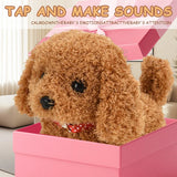 Milow-My Realistic Robot Puppy,Interactive Robot Puppy,Plush Robotic Puppy Ultra Realistic Robot Puppy Robot Puppy That Acts like a Real Puppy Can Walk Bark Shake Head and Tail