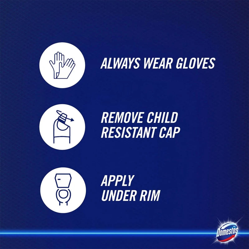 Domestos Zero Limescale Toilet Limescale removedor 750 ml