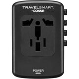 CONAIR Fast Charge Universal Travel TravelSmart Adapter - 4 USB-A & 1 USB-C Port