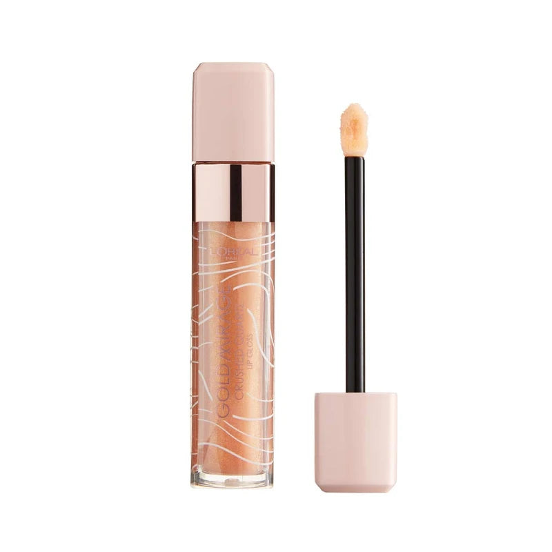 L'Oral Paris Gold Mirage Lipgloss - 01 Gold Quartz Goudkleurig - Glanzend Crushed Quartz Limited Edition Collectie
