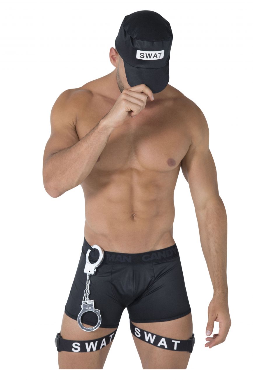 CandyMan Swat Police Costume Outfit
