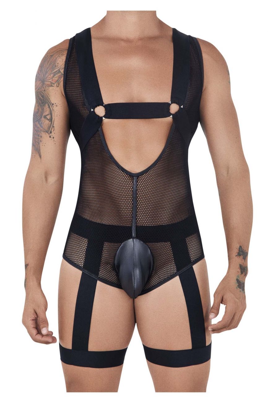 Mesh Garter Bodysuit