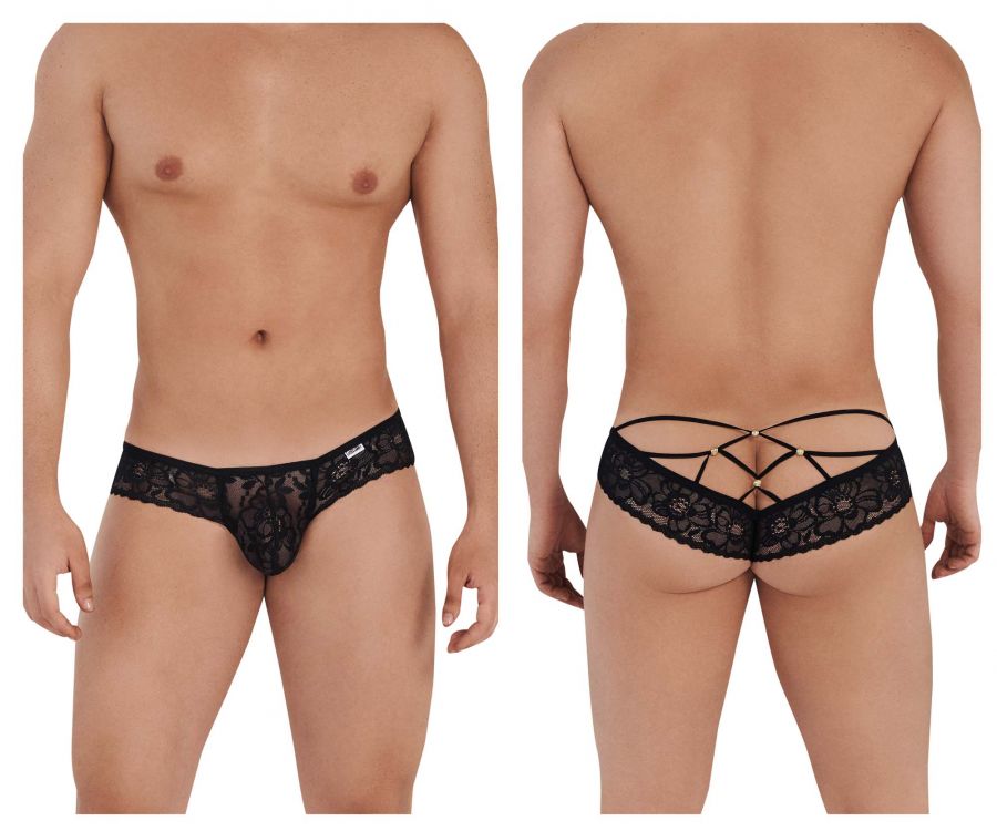 CandyMan Lace Peekaboo Briefs