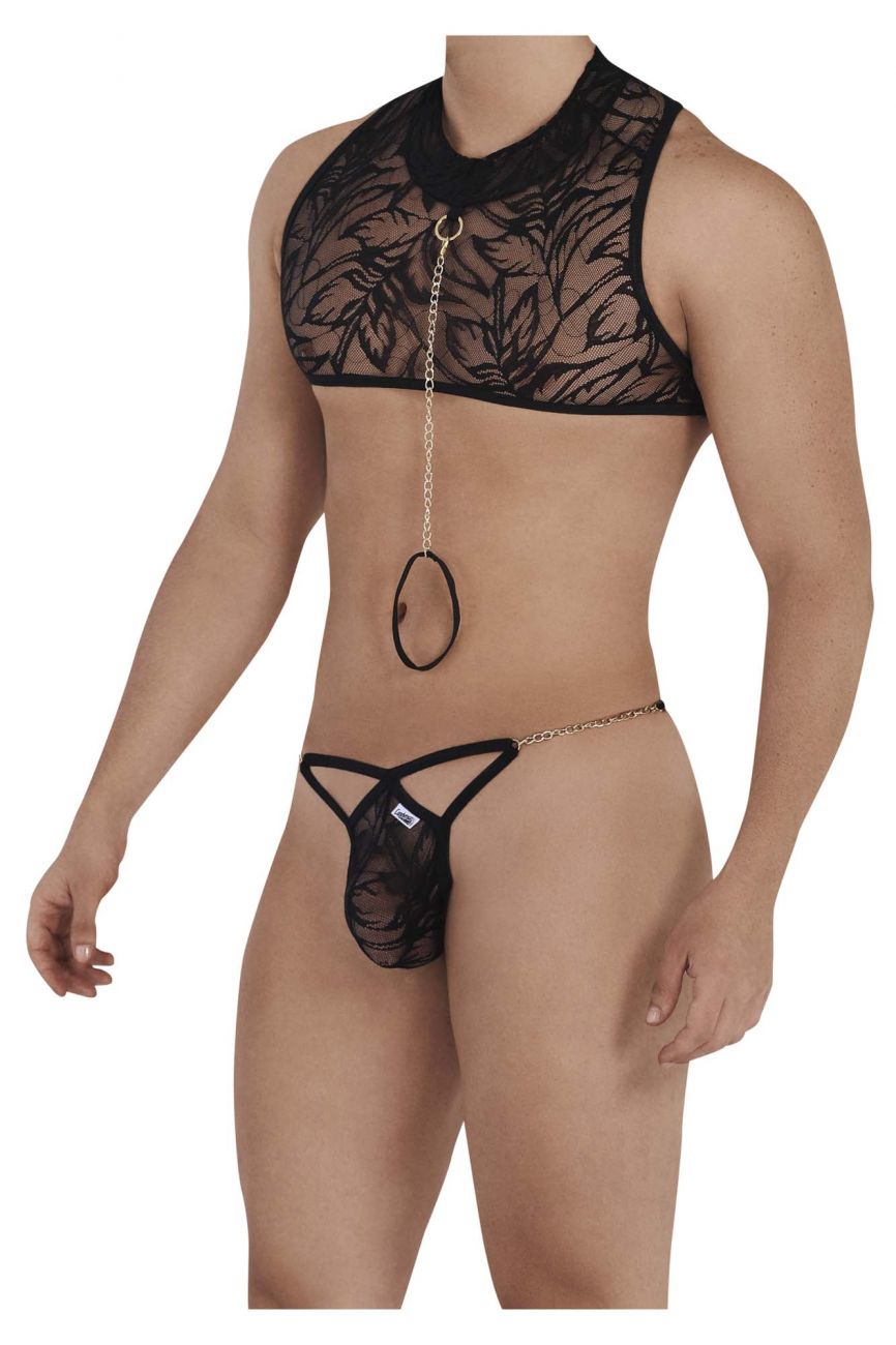 CandyMan Lace Harness-Thongs Outfit