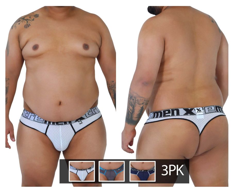 Xtremen 3PK Thongs