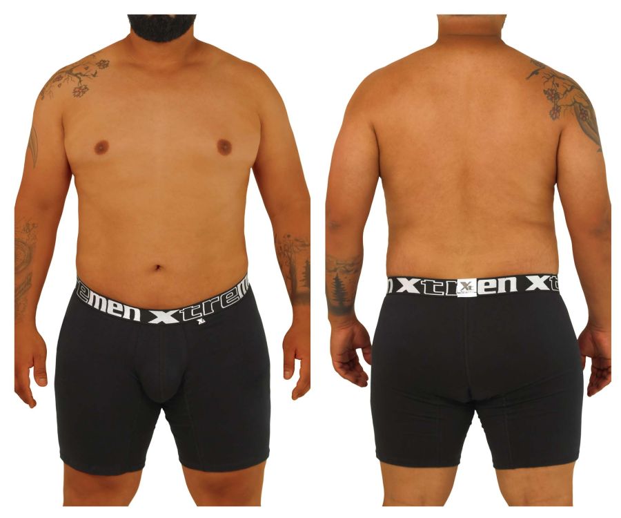 Xtremen Plus Size Boxer Briefs