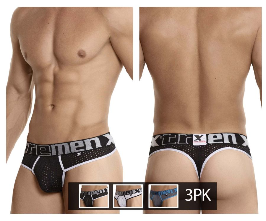 Xtremen 3PK Thongs