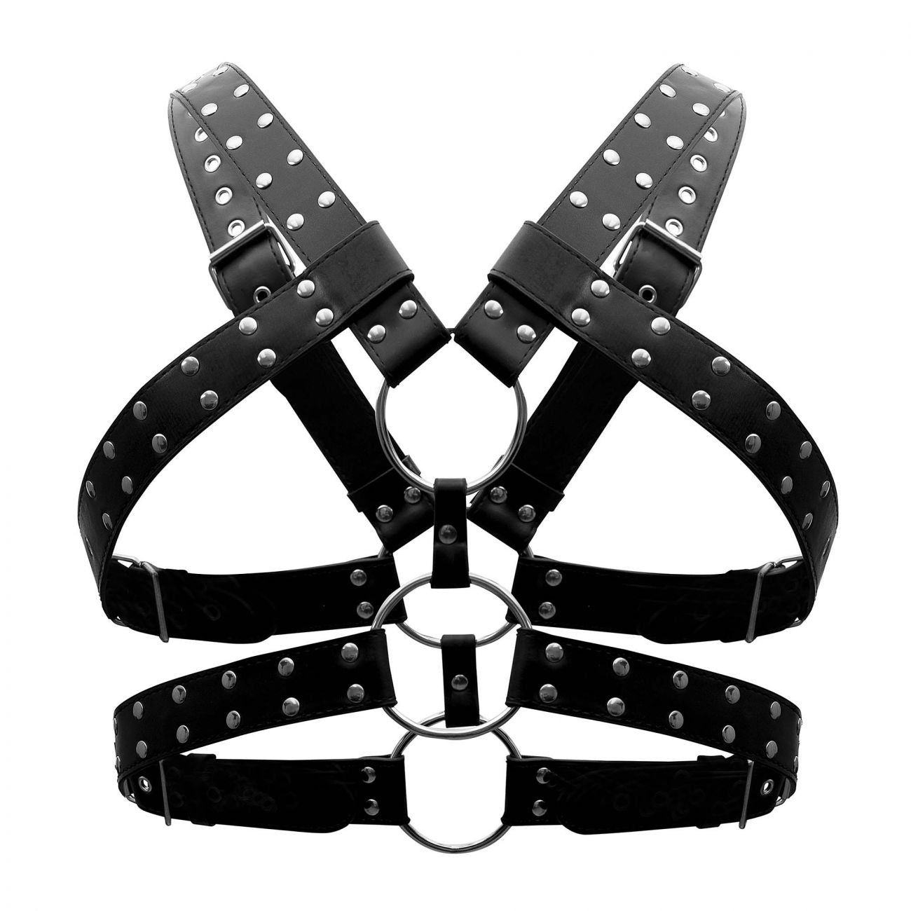 Male Power Leather Gemini Harness