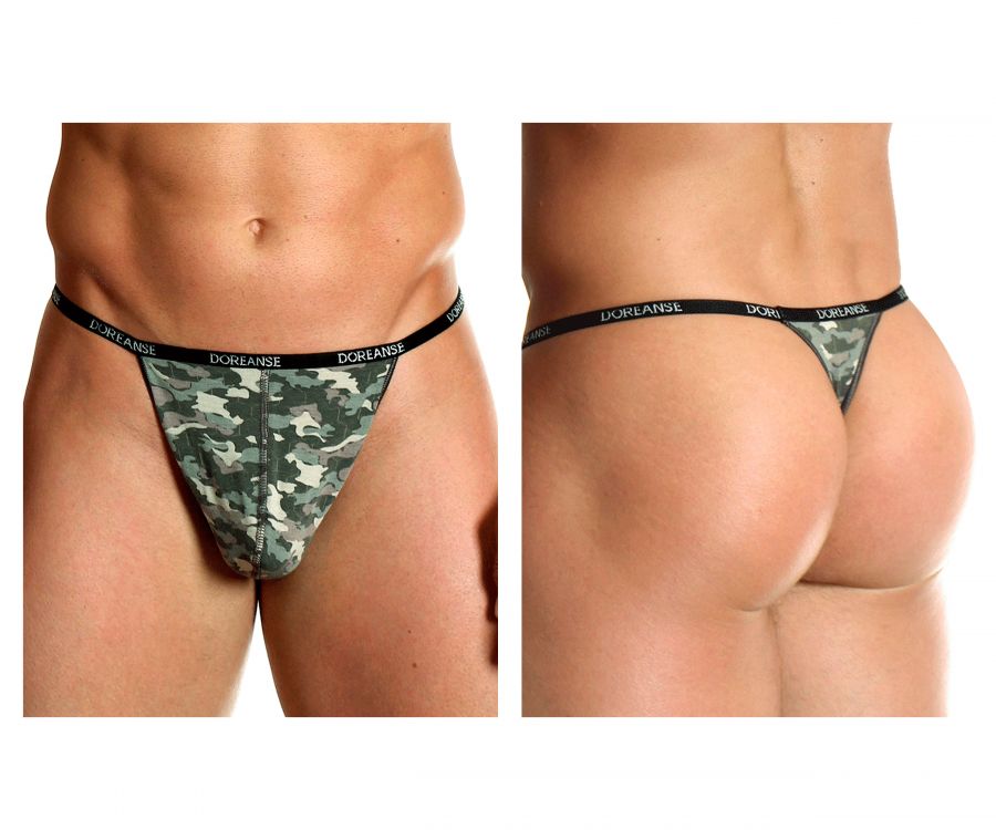 under-yours - Camouflage Thong - Doreanse - Mens Underwear