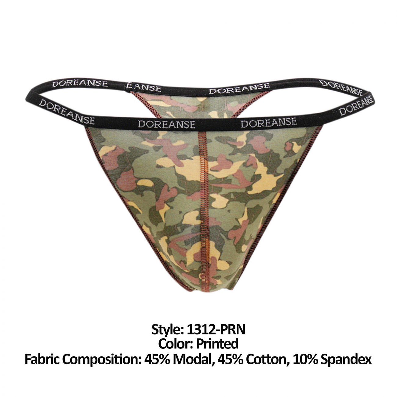 under-yours - Camouflage Thong - Doreanse - Mens Underwear