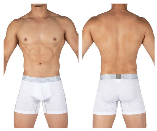 Private Structure Bamboo Mid Waist Boxer Briefs
