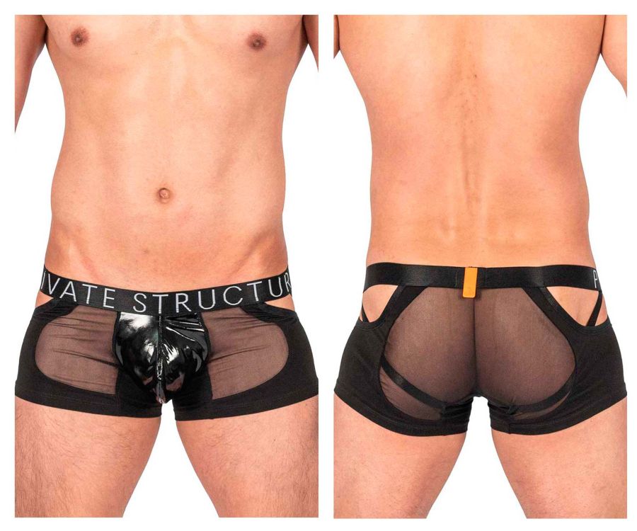 Private Structure Alpha Low Waist Mesh Back Jockstrap Trunks